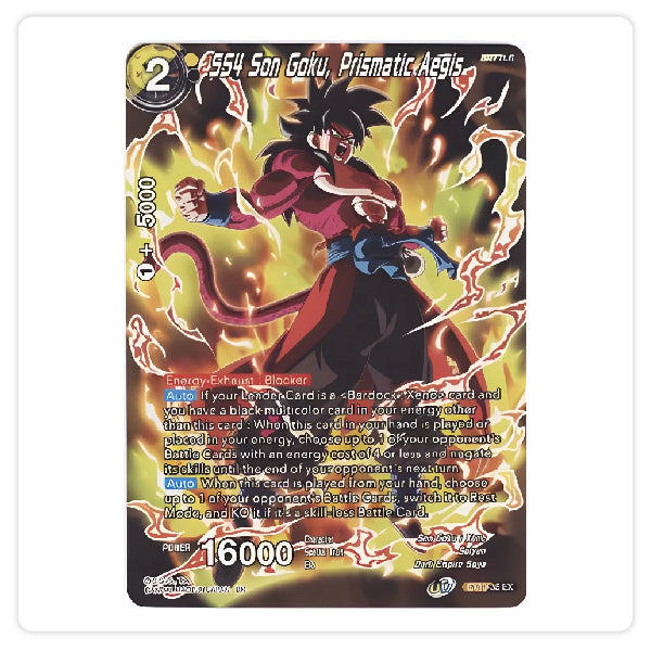 Dragon Ball TCG - Ss4 Son Goku Prismatic Aegis Ex19-36 Rara