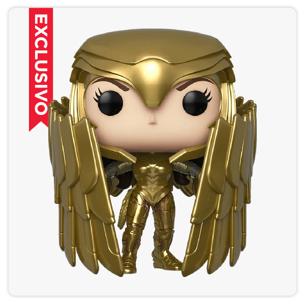 Funko Pop DC Wonder Woman - 1984 Golden Armor Shield (329)