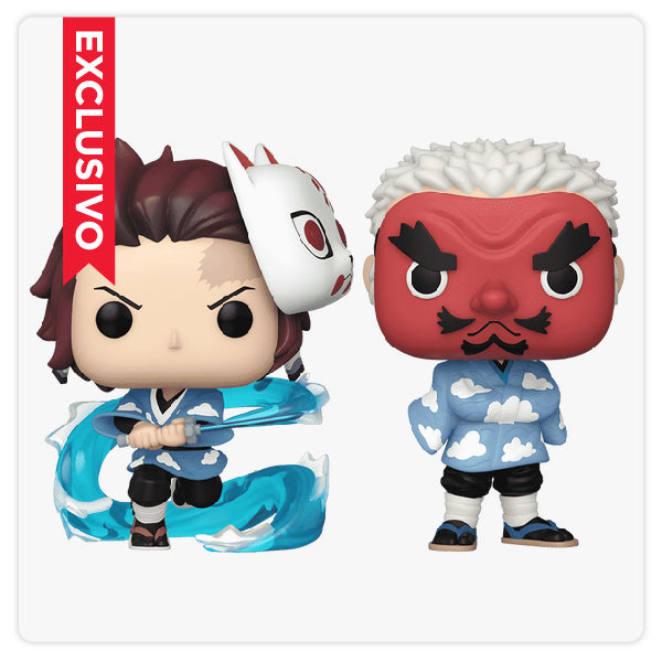 Funko Pop Demon Slayer - Tanjiro y Sakonji 2 pack