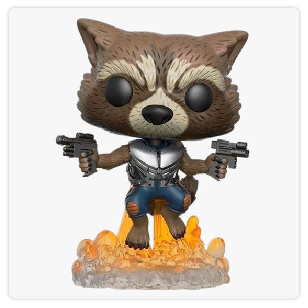 Funko Pop Marvel - Guardianes De La Galaxia Rocket (201)