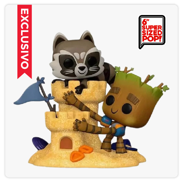 Funko Pop Marvel - Guardianes Rocket Y Groot (1089)