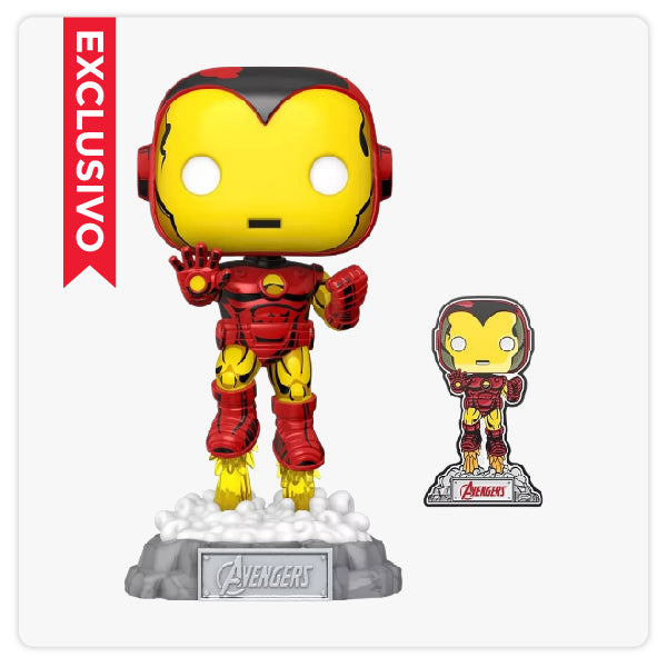 Funko Pop Marvel - Iron Man Pin 60 Aniversario (584)