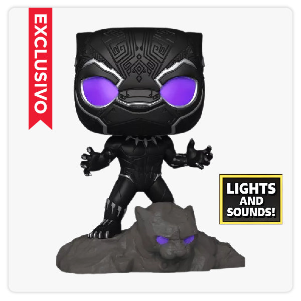 Funko Pop Marvel - Black Panter Luces Y Sonido (1217)