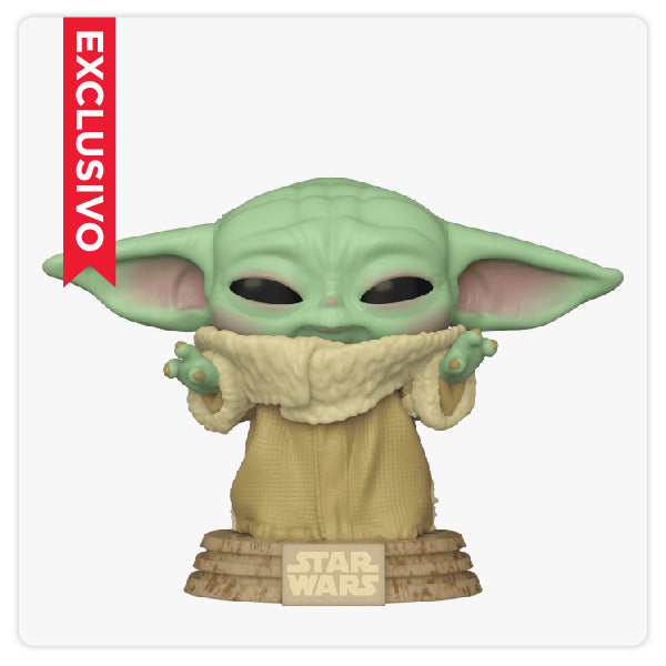Funko Pop Star Wars - The Mandalorian Grogu Usando La Fuerza (477)