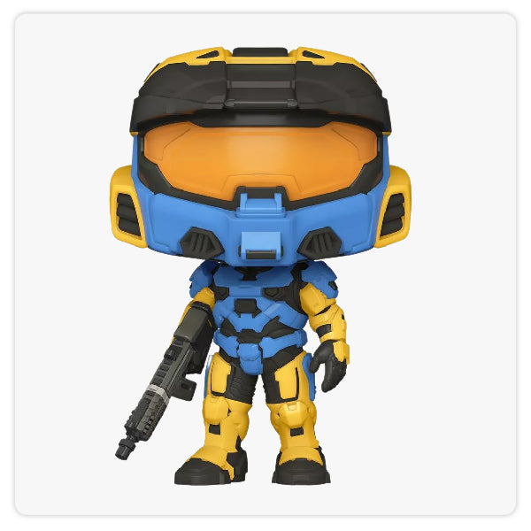 Funko Pop Xbox Games - Halo Spartan Mark Vii Con Vk78 Commando Rifle