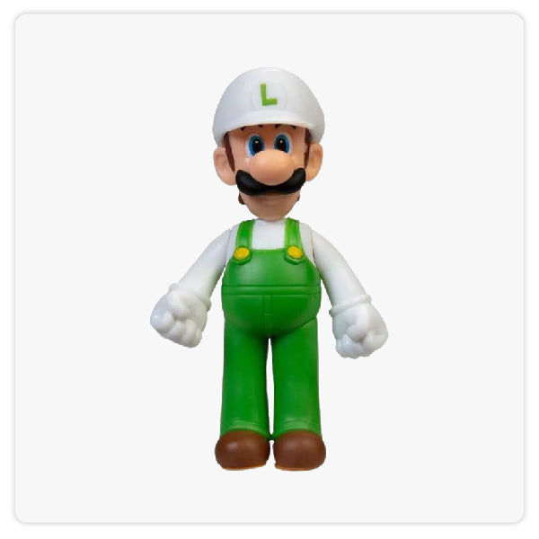 Jakks Nintendo Games - Super Mario Luigi Fuego Figura Ori