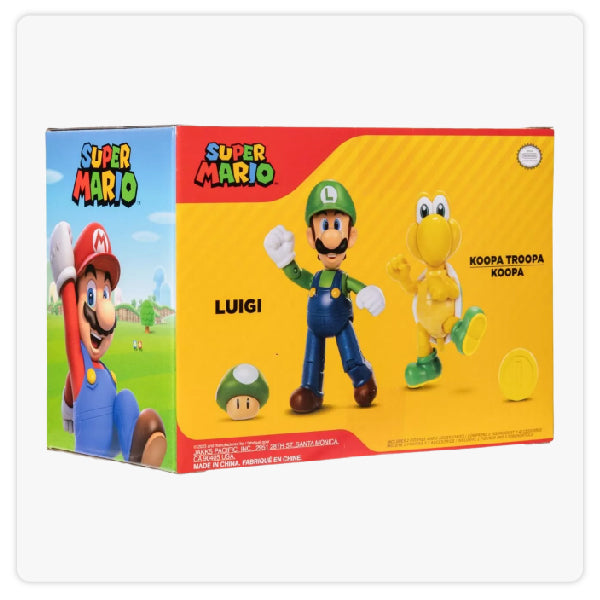 Jakks Nintendo Games - Super Mario Luigi Y Koopa Troopa