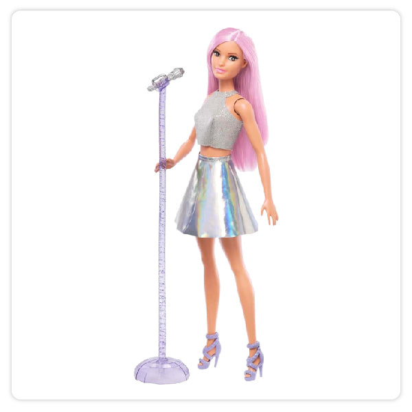 Mattel Muñeca - Barbie Cantante Pop Star Fashion Y Microfono