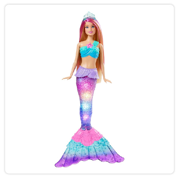 Mattel Muñeca - Barbie Dreamtopia Sirena Con Luces