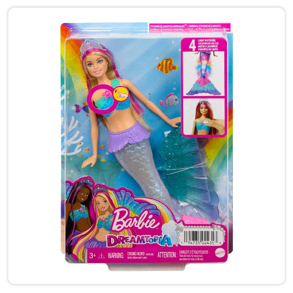 Mattel Muñeca - Barbie Dreamtopia Sirena Con Luces