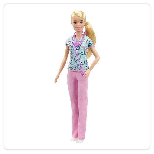 Mattel Muñeca - Barbie Enfermera A La Moda