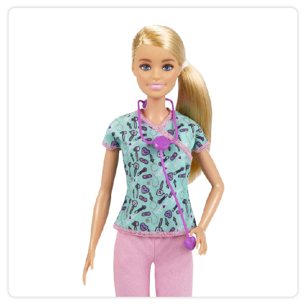 Mattel Muñeca - Barbie Enfermera A La Moda