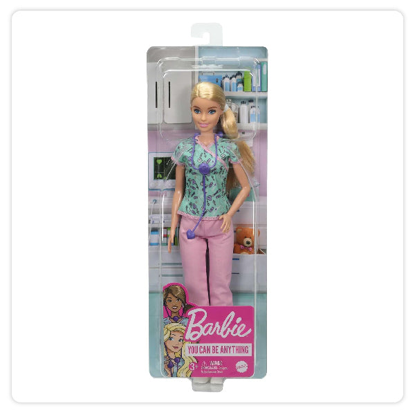 Mattel Muñeca - Barbie Enfermera A La Moda