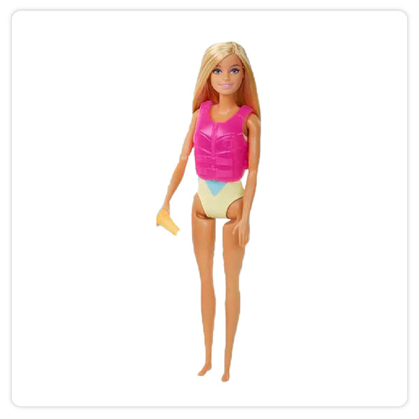 Mattel Muñeca - Barbie Salvavidas Con Bote Y Perro