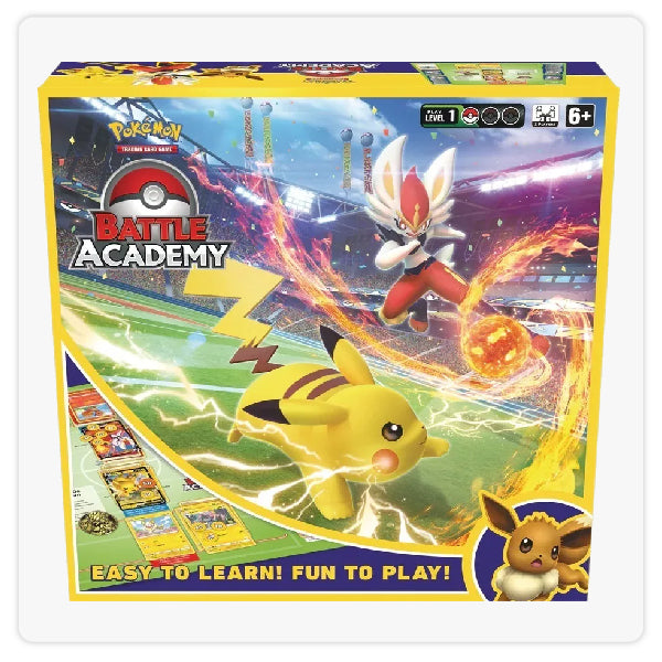 Pokemon TCG - Battle Academy Deck Pikachu Eevee Y Cinderace Inglés