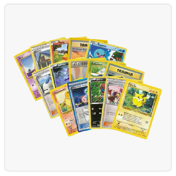 Pokémon TCG - Lote 100 Cartas Surtidas Sin Repetir Inglés
