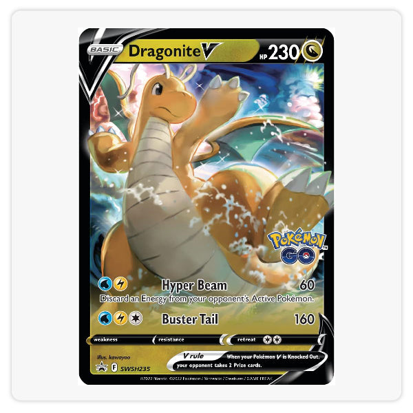 Pokémon TCG - Pokémon Go Dragonite V Star Deck Holder Premium Inglés