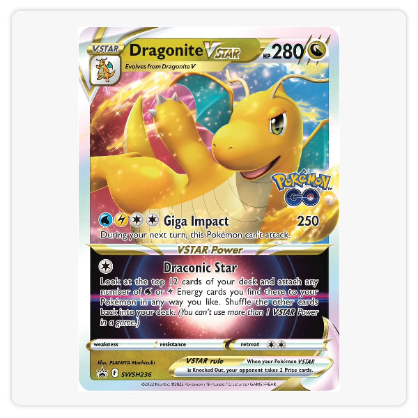 Pokémon TCG - Pokémon Go Dragonite V Star Deck Holder Premium Inglés