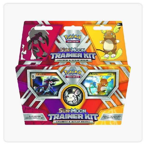 Pokémon TCG - Trainer Kit Sun & Moon Lycanroc Y Raichu Inglés
