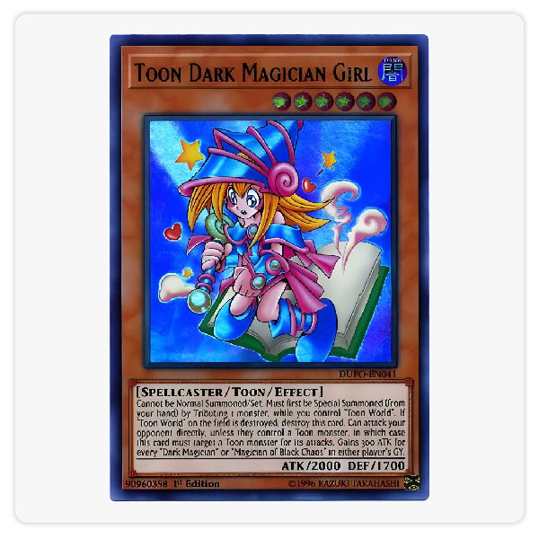 Yugioh TCG - Chica Mago Oscuro Toon Dupo-en041 Ultra Rara