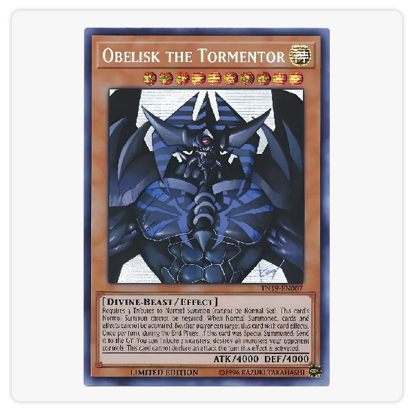 Yugioh TCG - Obelisk Atormentador Tn19-en007 Rara