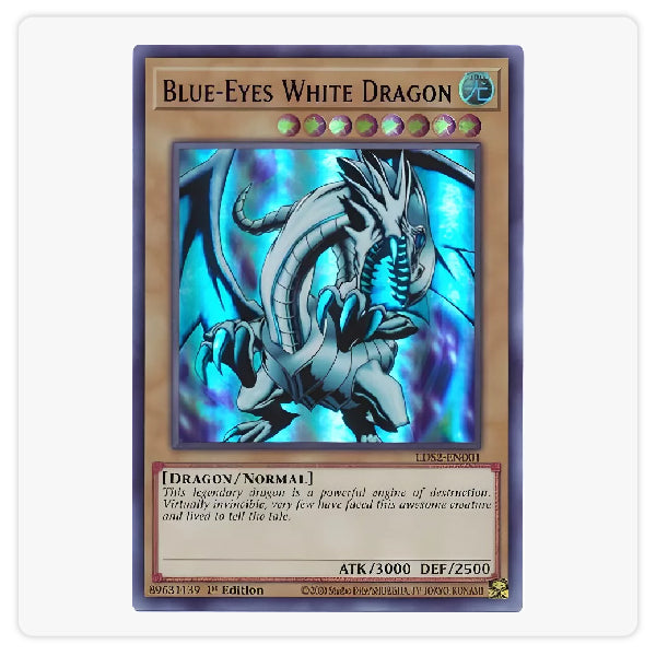 Yugioh Tcg - Dragon Ojos Azules Lds2 - En001 Ultra Rara