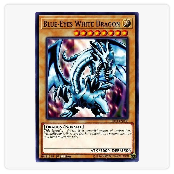 Yugioh Tcg - Dragon Ojos Azules Led3 - En006 Común
