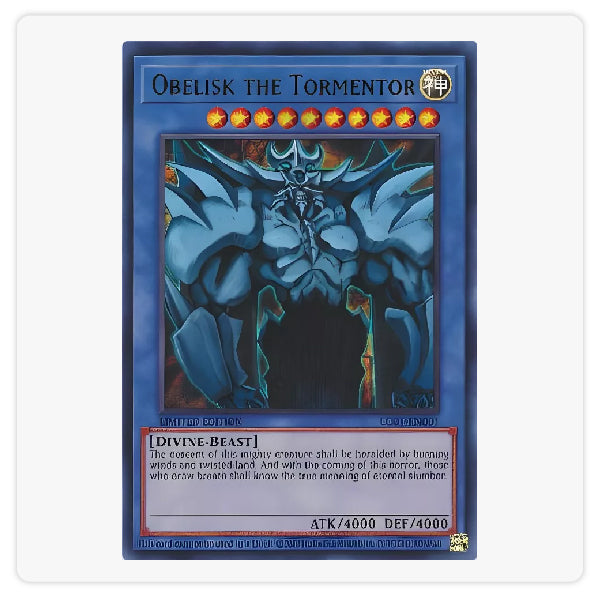 Yugioh Tcg - Obelisk Atormentador Lc01-en001 Ultra Rara 1996