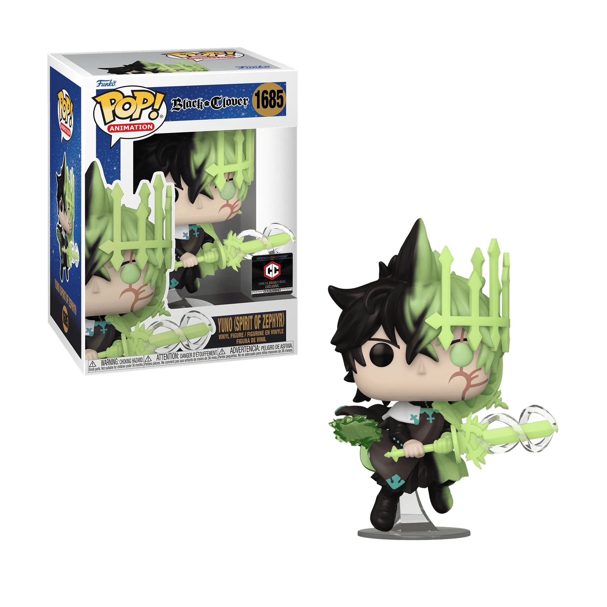 Funko Pop Black Clover Yuno #1685 Exclusivo