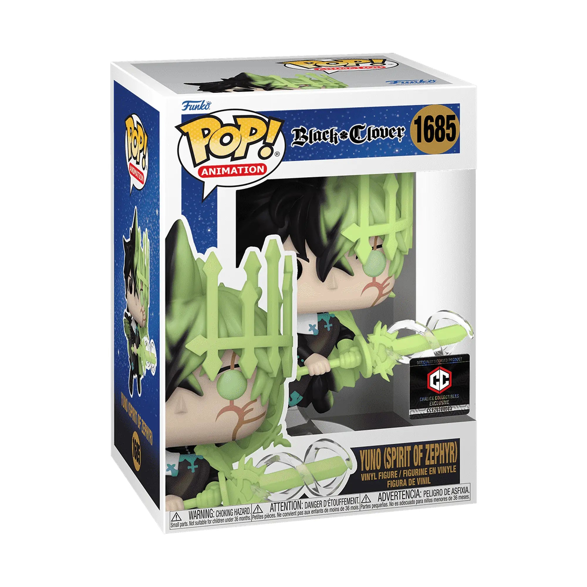 Funko Pop Black Clover Yuno #1685 Exclusivo
