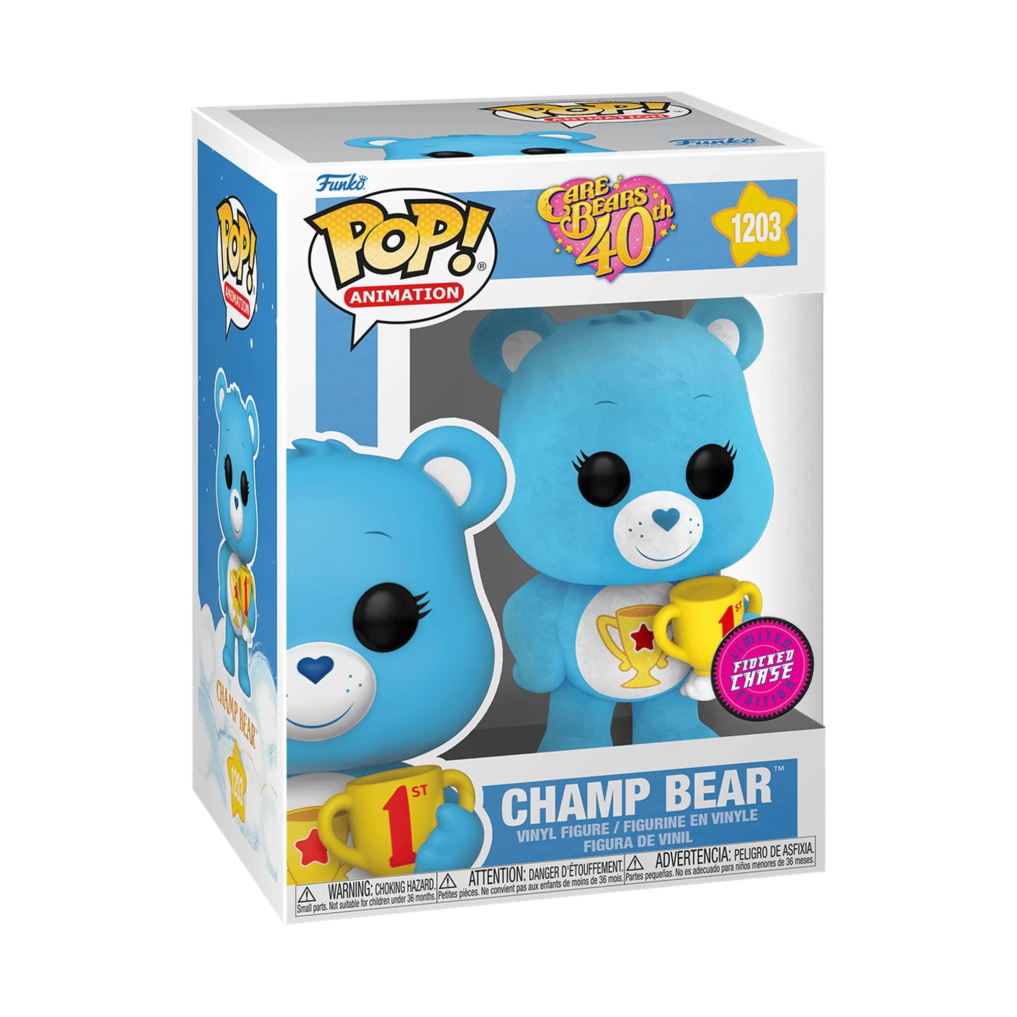 Funko Pop Care Bears Champ Bear #1203 Chase