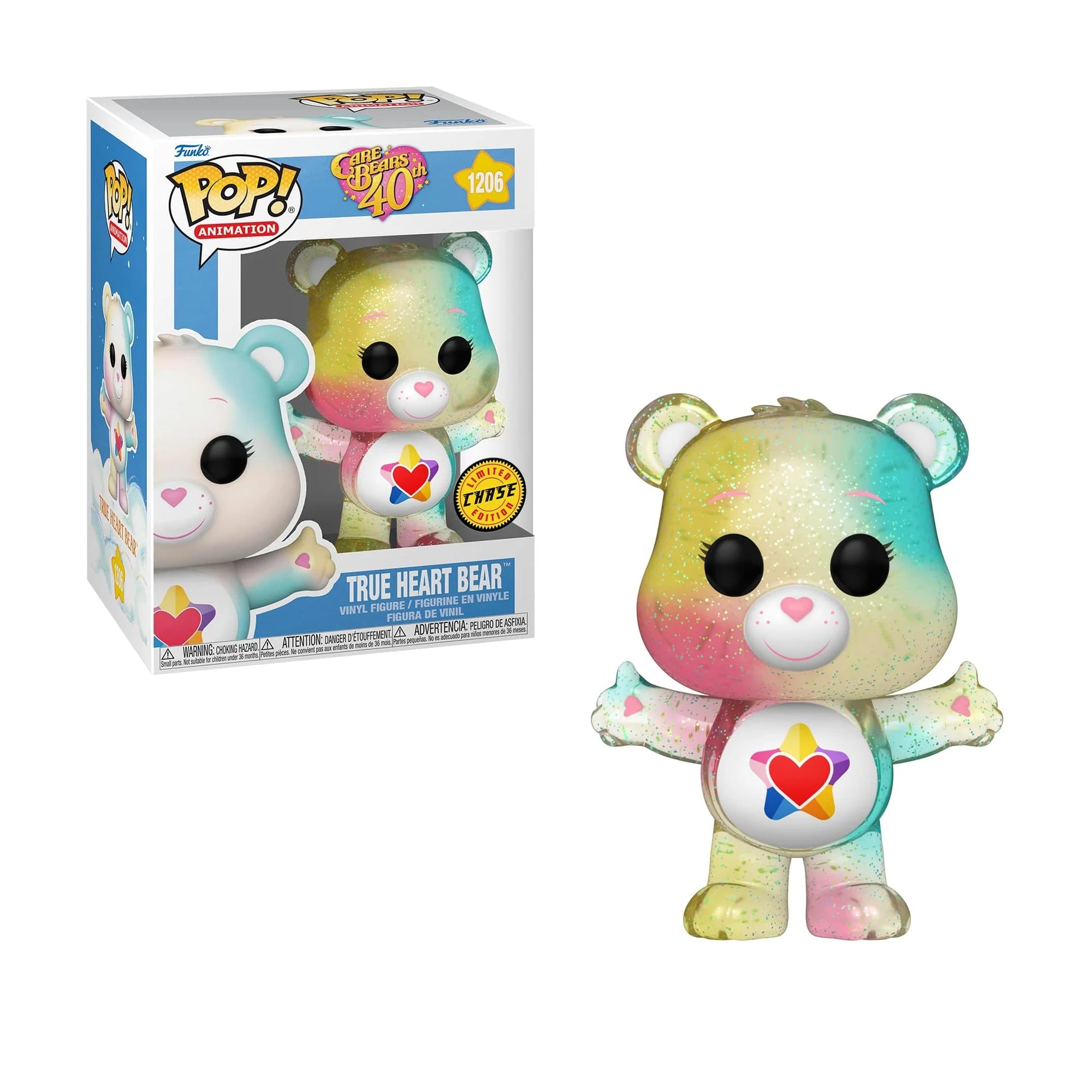 Funko Pop Care Bears True Heart Bear #1206 Chase