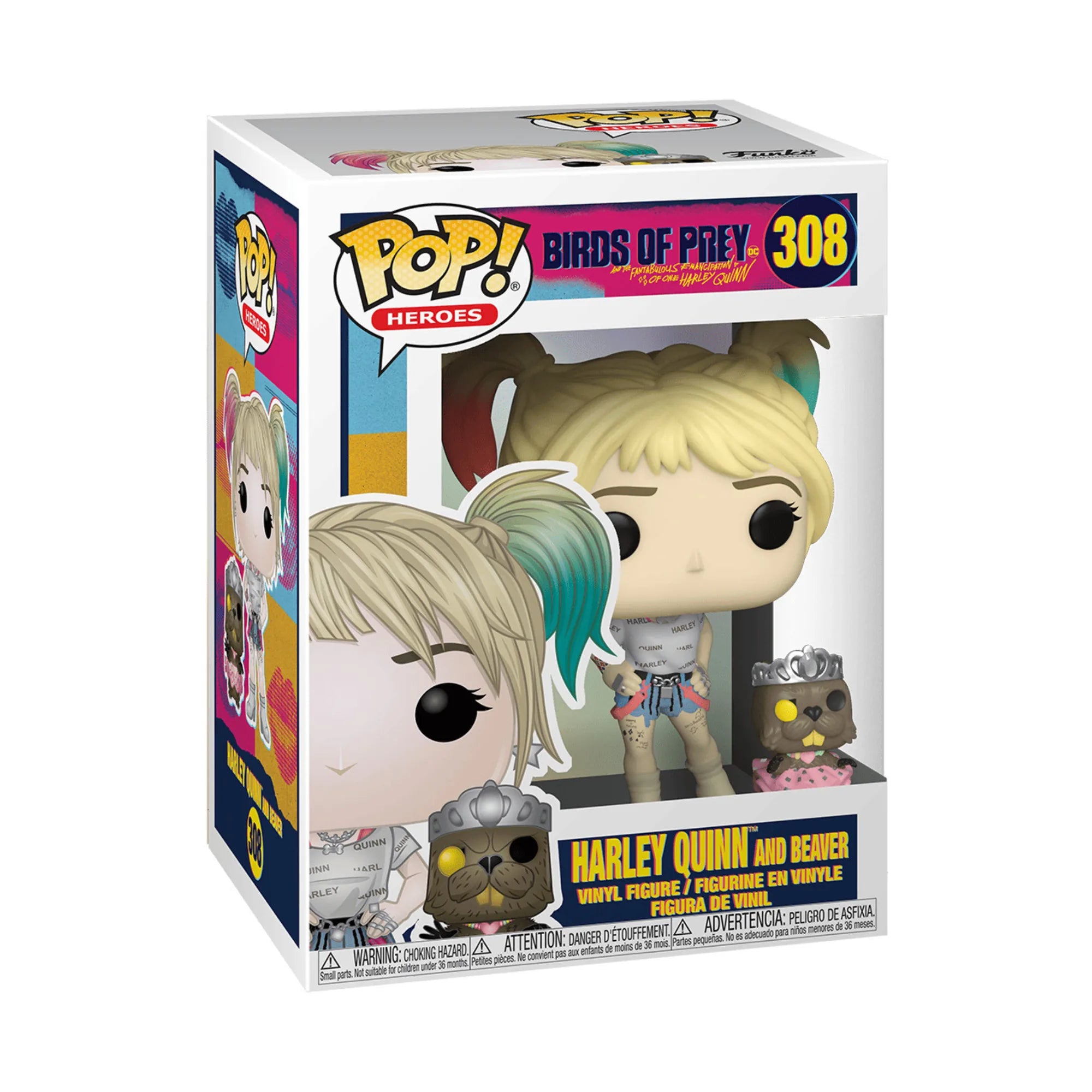Funko Pop DC Comics Harley Quinn and Beaver #308