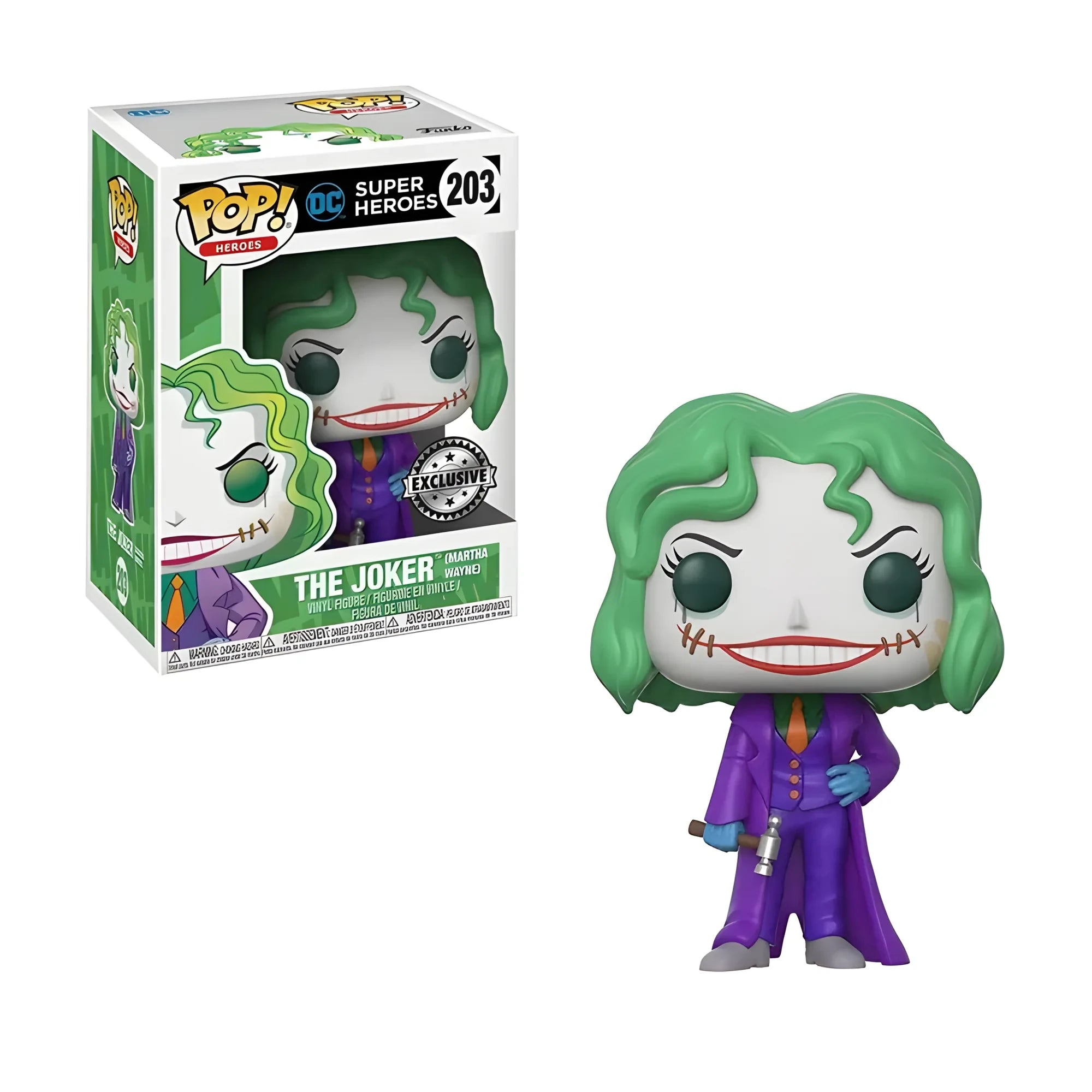 Funko Pop DC Super Heroes The Joker #203 Exclusivo
