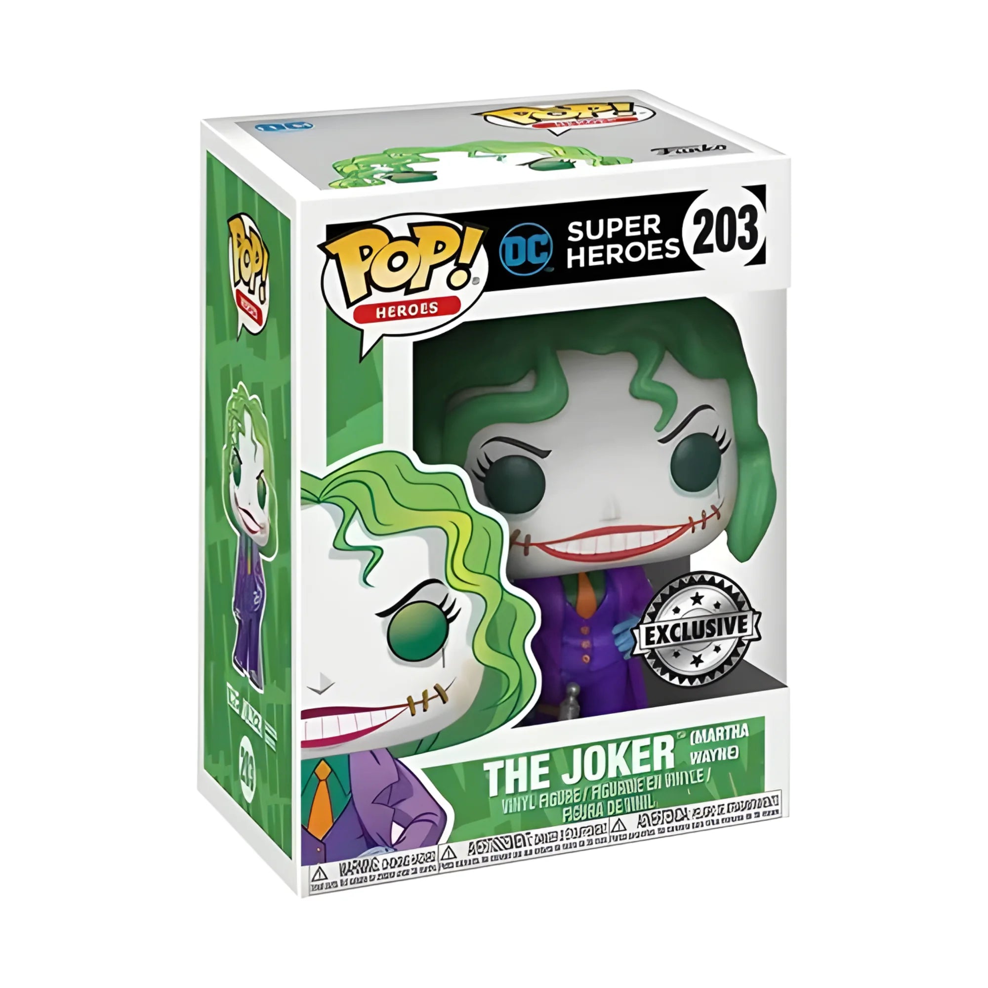 Funko Pop DC Super Heroes The Joker #203 Exclusivo