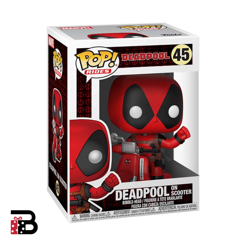 Funko Pop Marvel Comics - Deadpool en Moto 48