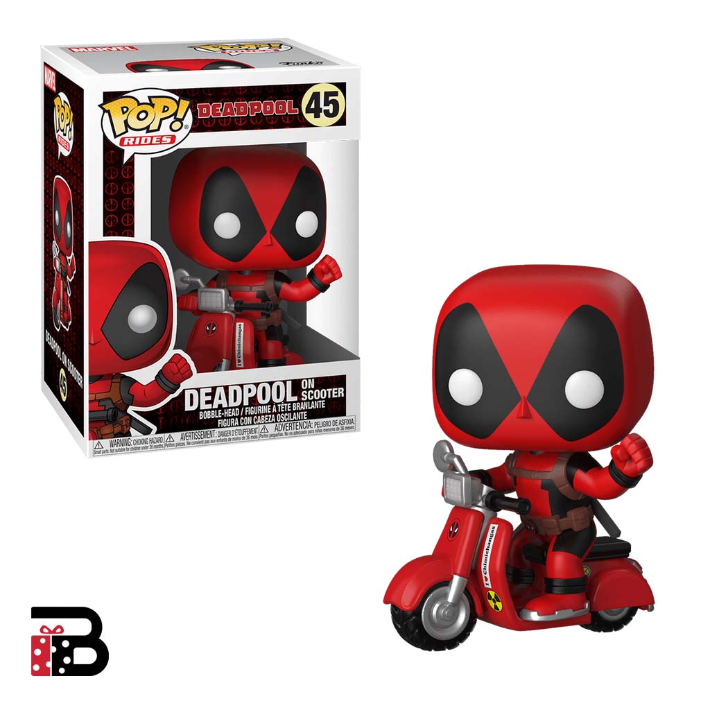 Funko Pop Marvel Comics - Deadpool en Moto 48