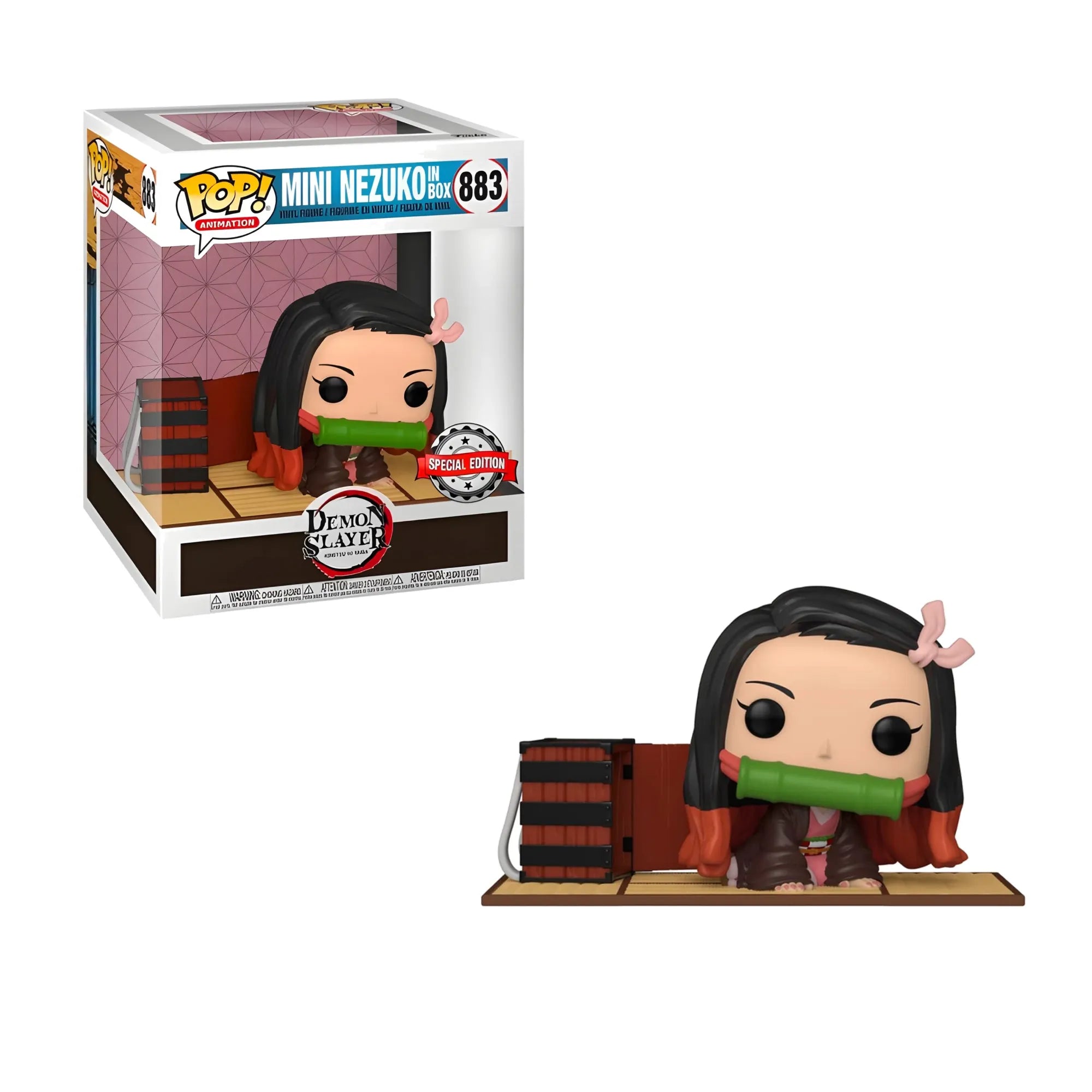 Funko Pop Demon Slayer Mini Nezuko in Box #883 con caja y figura original