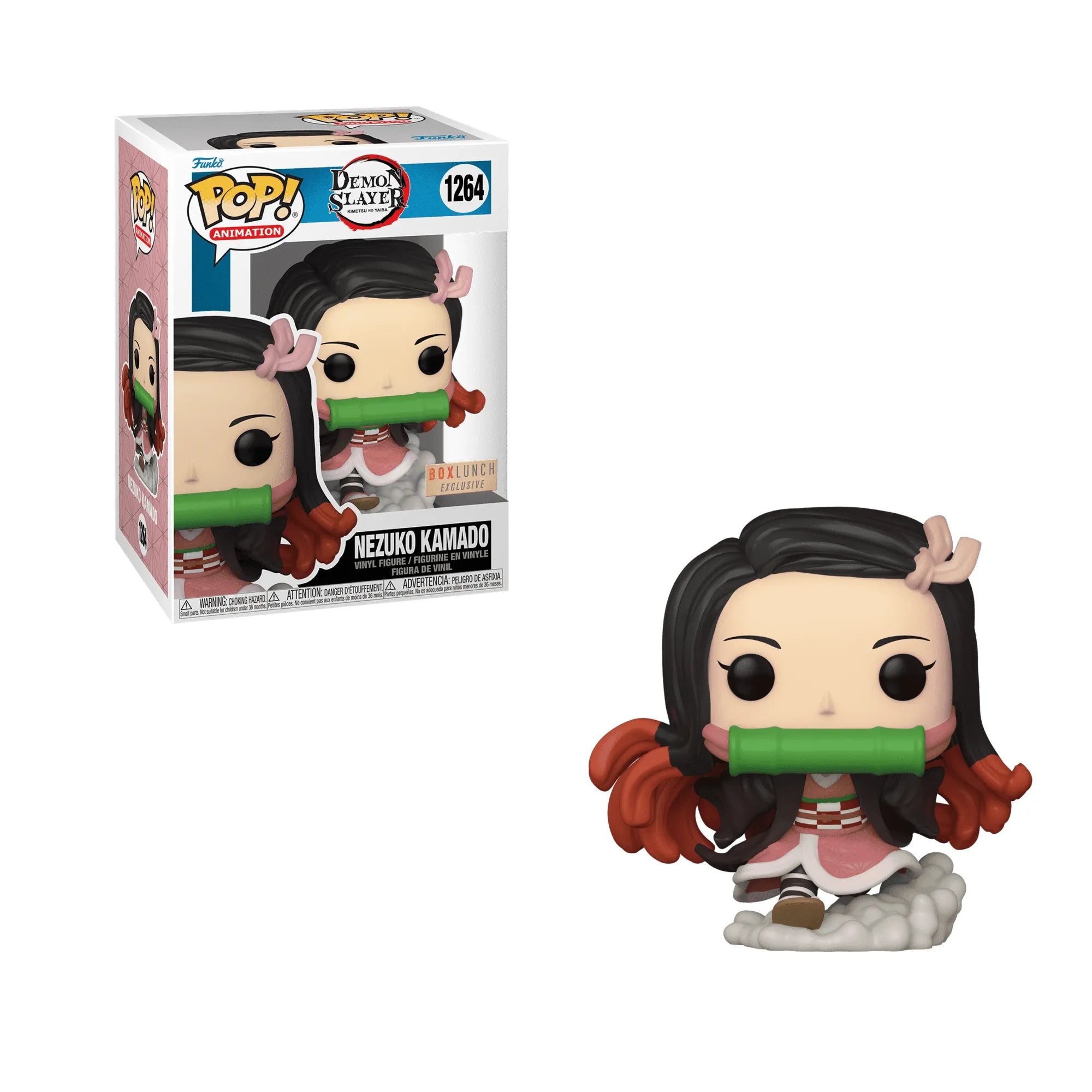 Funko Pop Demon Slayer Nezuko Kamado Running BoxLunch Exclusivo #1264 con caja y figura original