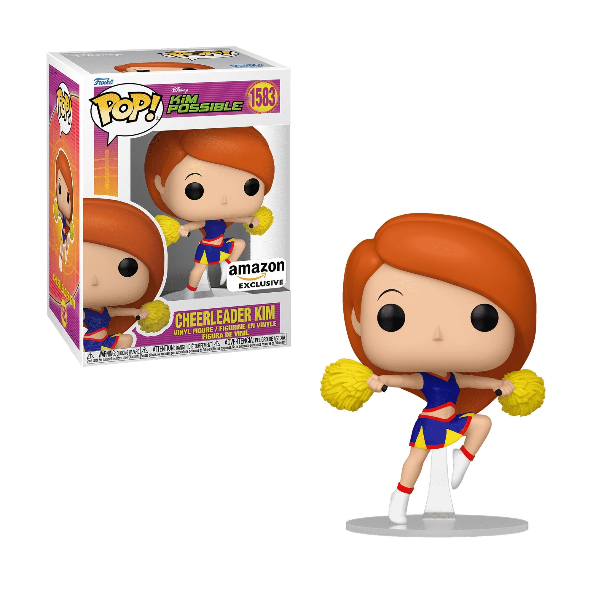 Funko Pop Disney Kim Possible Cheerleader #1583 Exclusivo