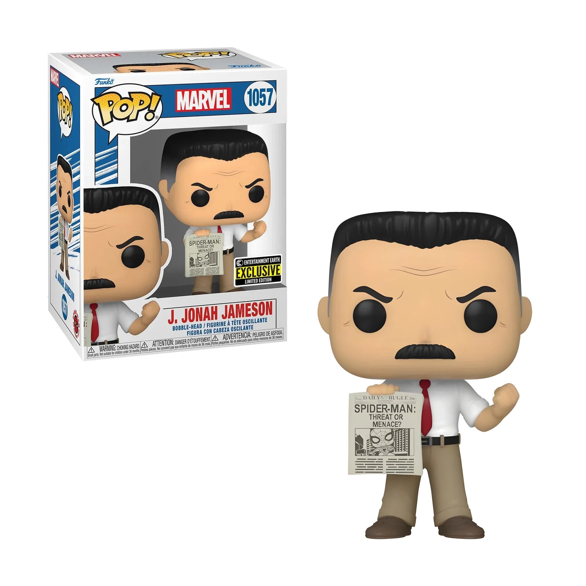 Funko Pop Marvel J. Jonah Jameson #1057 Exclusivo