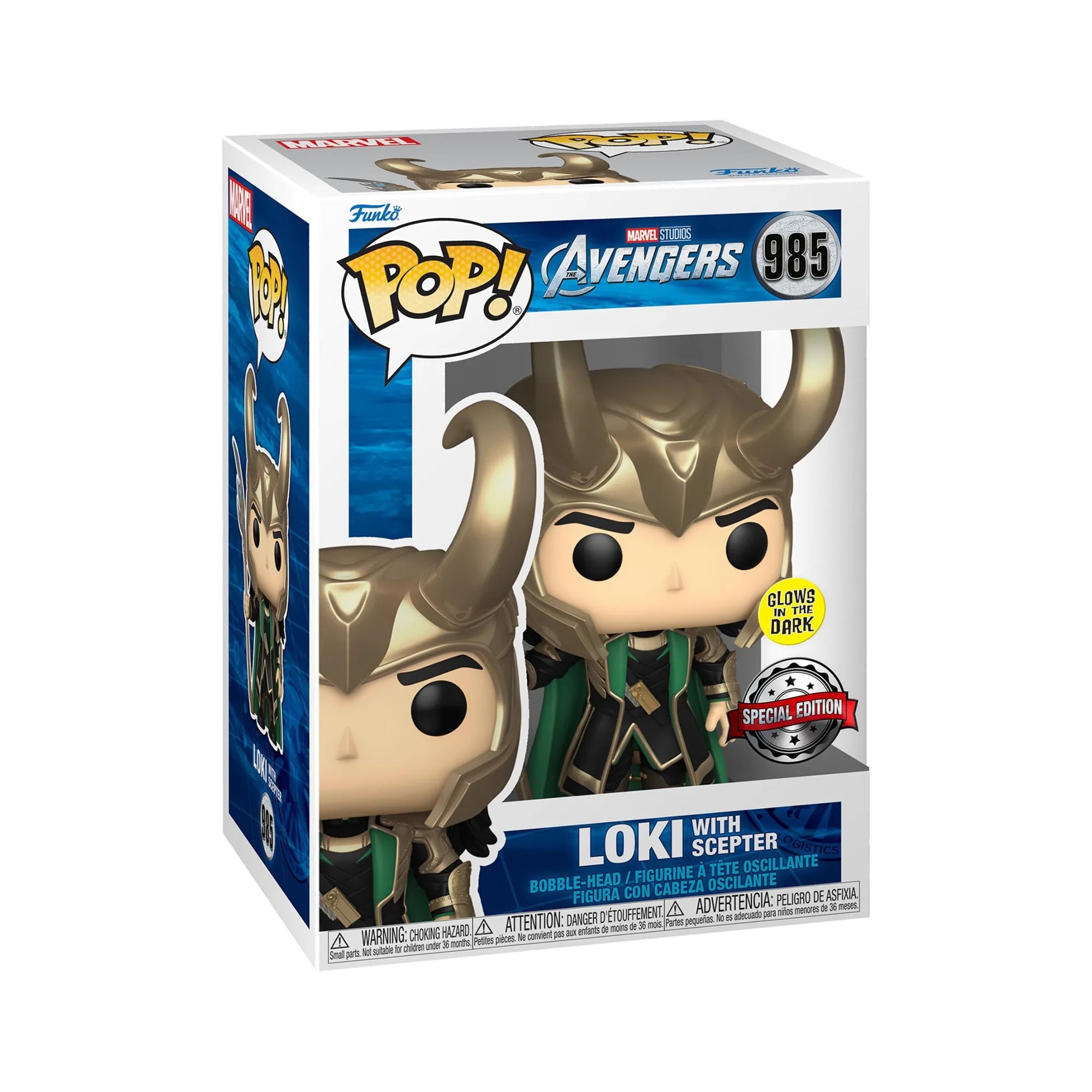 Funko Pop Marvel Loki with Scepter #985
