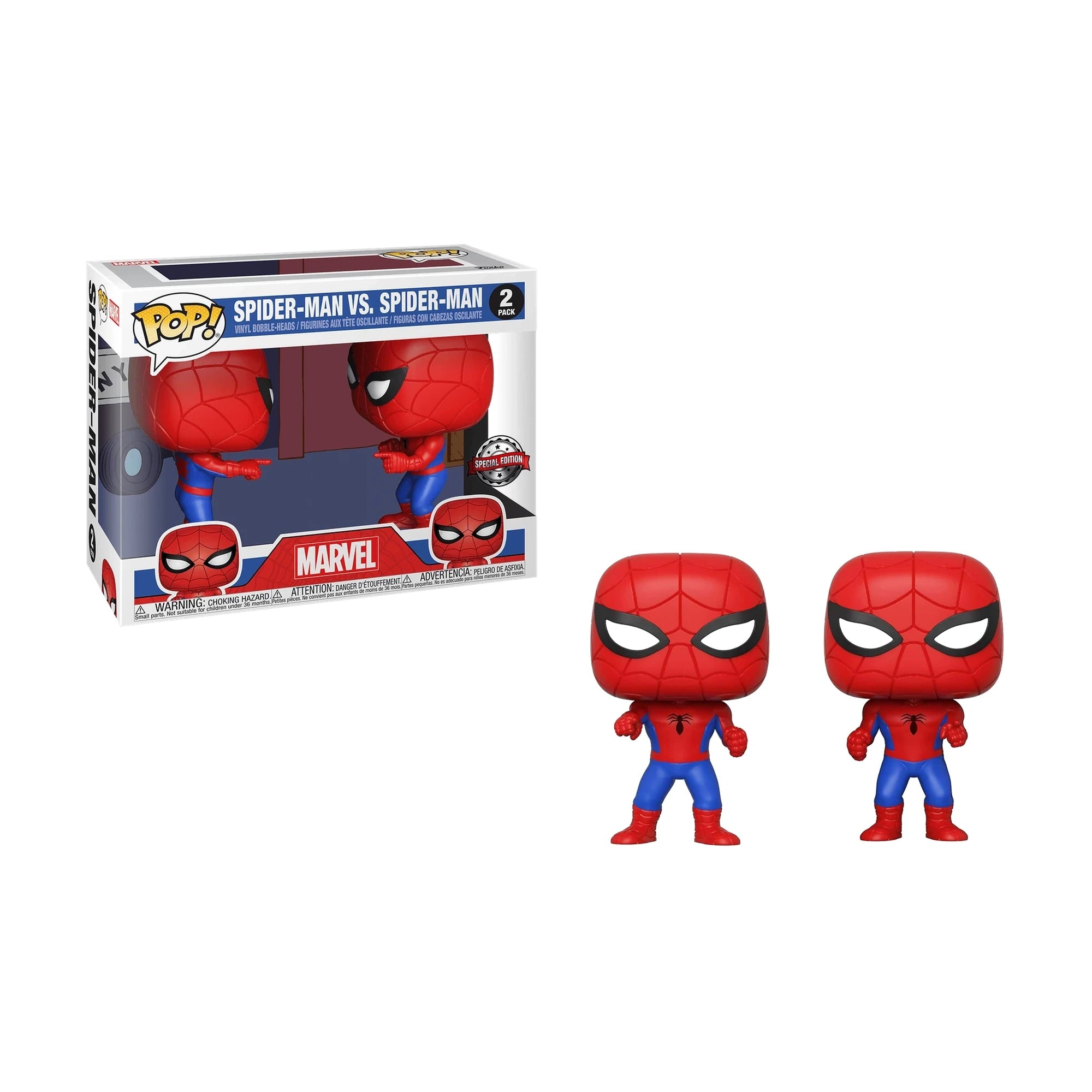 Funko Pop Marvel Spider-Man vs Spider-Man 2-Pack
