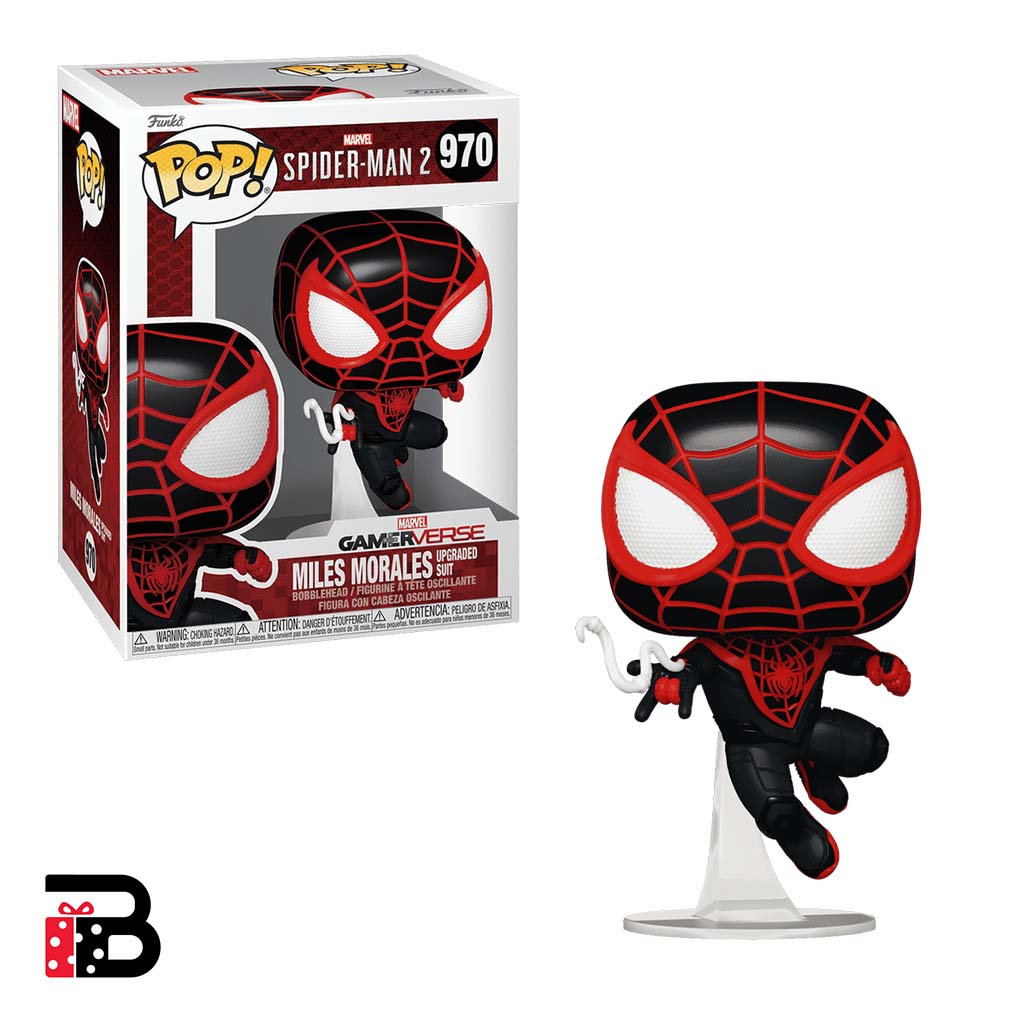 Funko Pop Miles Morales 970 - Figura de colección con accesorios exclusivos de Spider-Man
