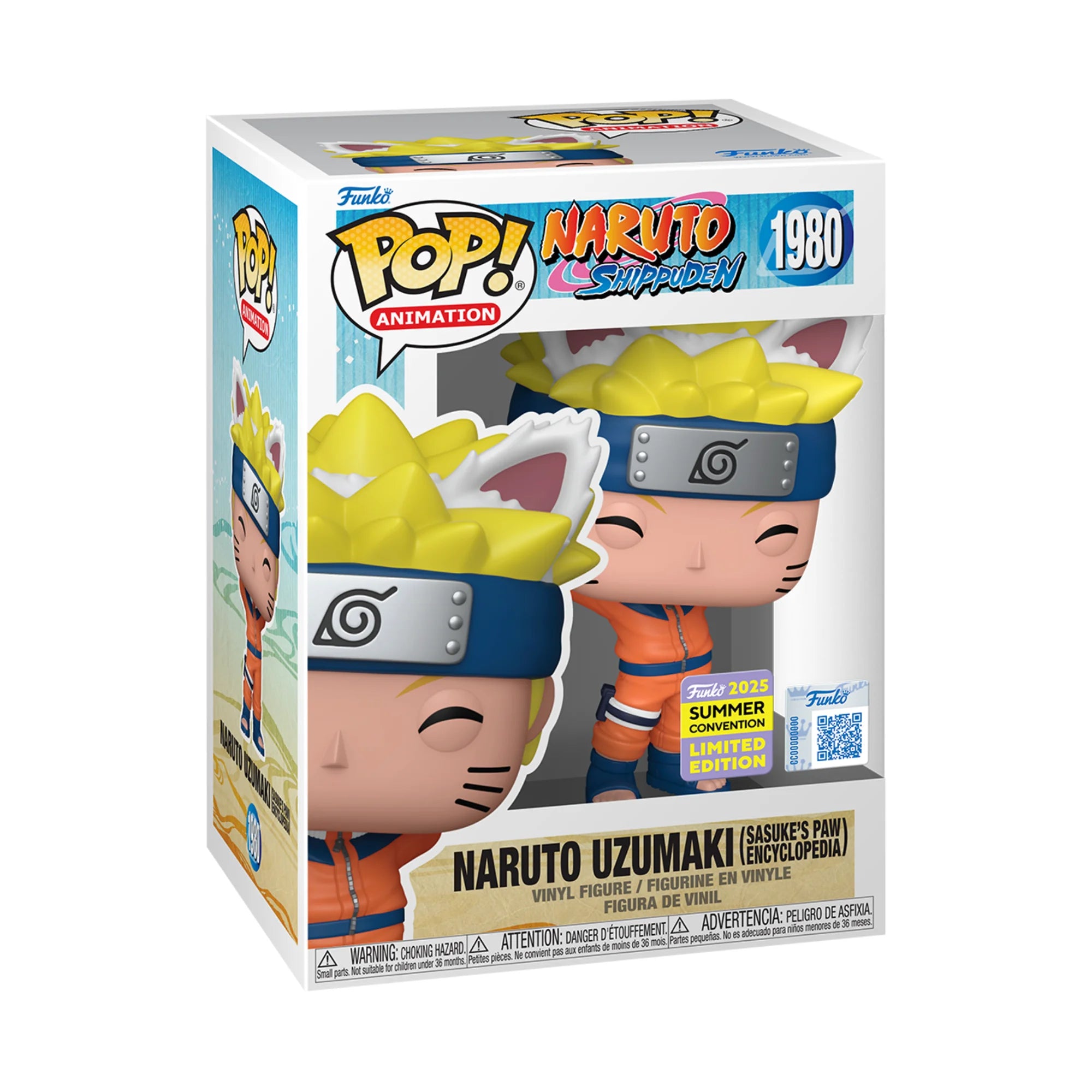 Funko Pop Naruto Naruto Uzumaki #1980 Exclusivo