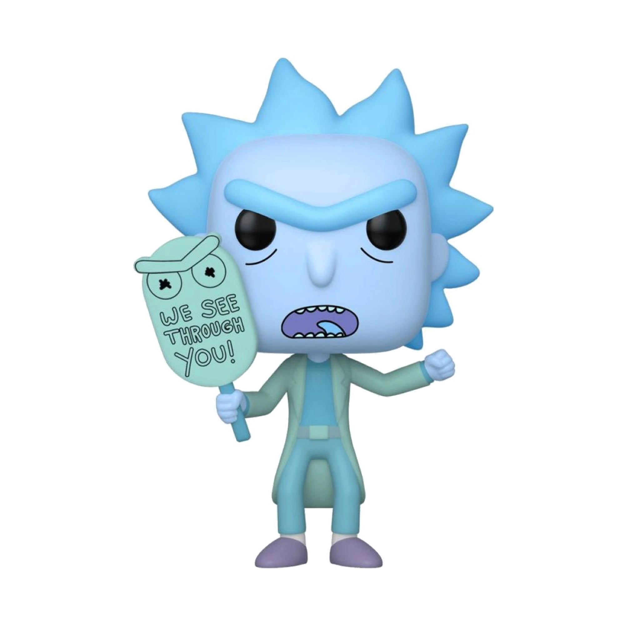 Funko Pop Rick and Morty Hologram Rick Clone #665 Exclusivo