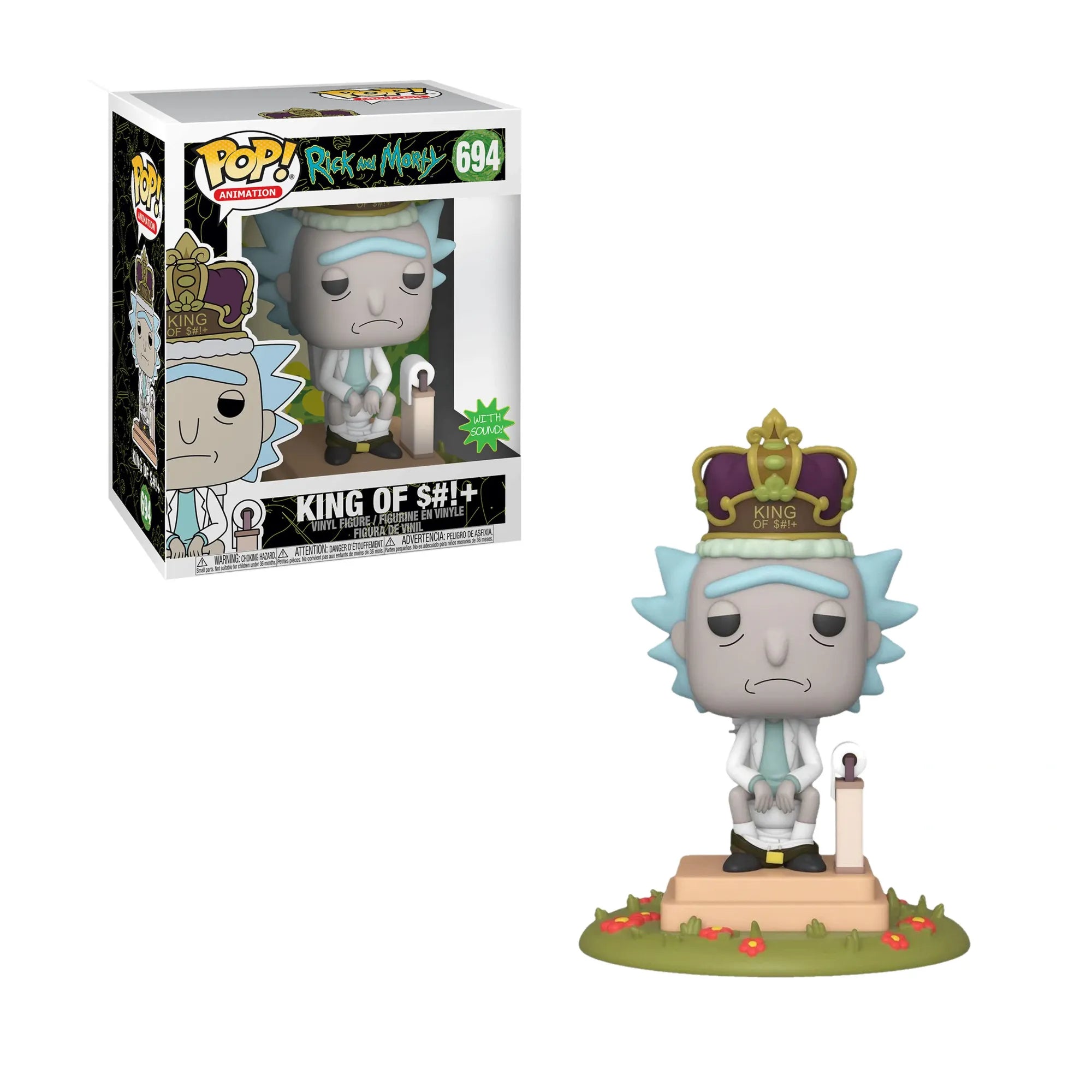 Funko Pop Rick and Morty Rick King of S#!t #694