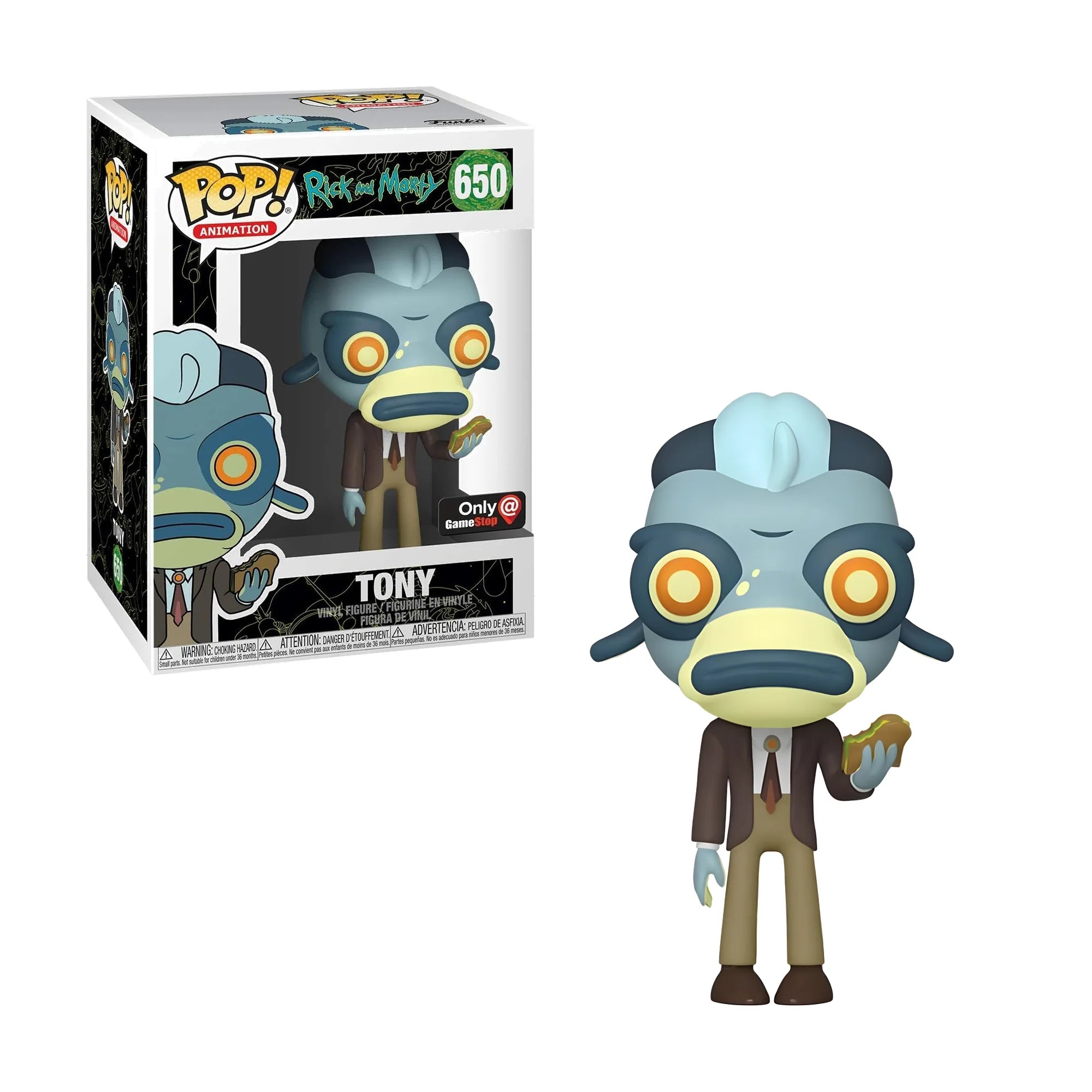 Funko Pop Rick and Morty Tony #650 Exclusivo