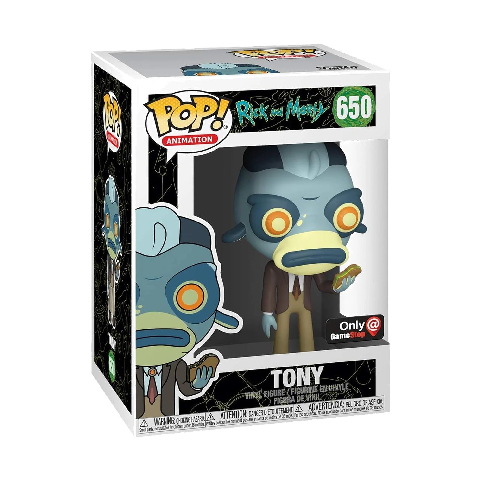 Funko Pop Rick and Morty Tony #650 Exclusivo