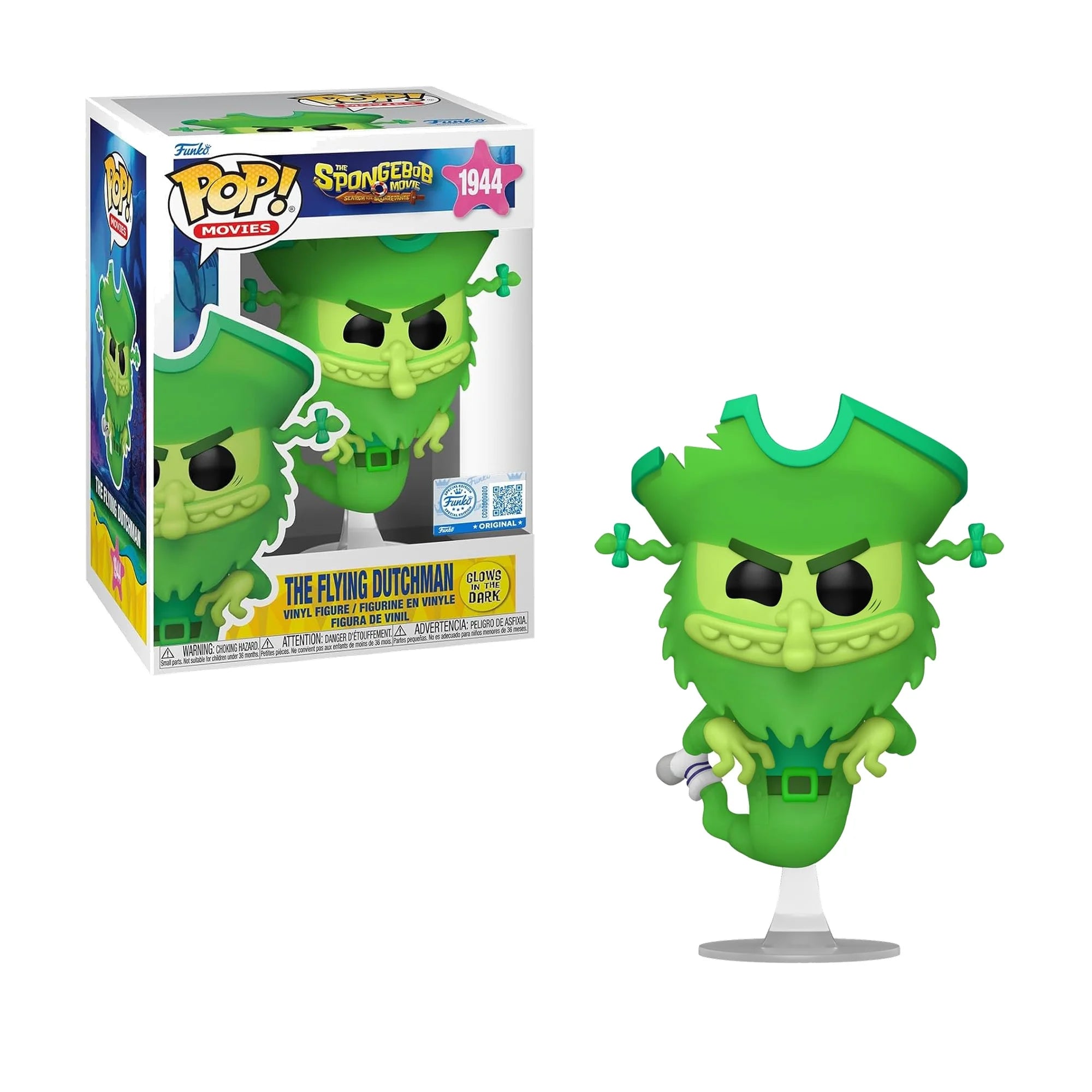 Funko Pop Nickelodeon The Flying Dutchman #1944 Exclusivo